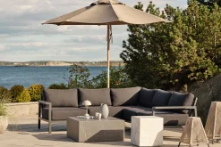 Outdoor Loungeset Skalfort grau