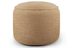 Outdoor Sitzhocker Donut rund braun