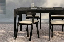 Outdoor Stuhl Bok Teak schwarz