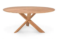 Outdoor Tisch Circle Teakholz rund klein