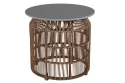 Outdoor-Beistelltisch Pamir braun