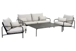 Outdoor-Loungesessel Lerberget grau