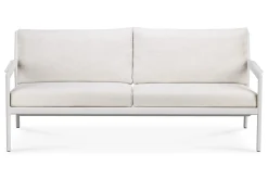 Outdoorsofa Jack Aluminium weiß