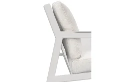 Outdoorsofa Jack Aluminium weiß