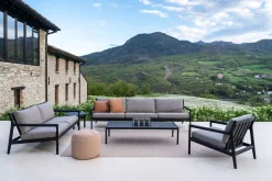 Outdoorsofa Jack Teak mokka 180 cm