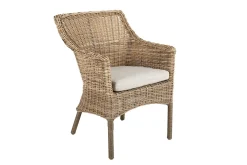 Outdoorstuhl Lenora Rattan natur