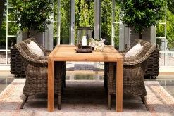 Outdoorstuhl Lenora Rattan natur