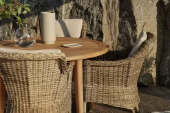 Outdoorstuhl Lenora Rattan natur