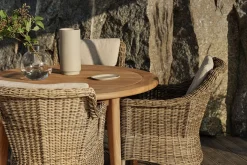 Outdoorstuhl Lenora Rattan natur