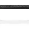 Outdoortisch Bok Teak schwarz 162 cm
