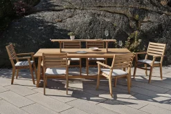 Outdoortisch Keros Teak natur 160 cm