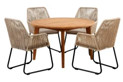 Outdoortisch Lilja Teak natur D 165cm