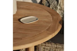 Outdoortisch Lilja Teak natur D 120