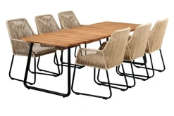 Outdoortisch Nolli Teak natur 175cm