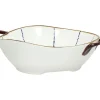 Pastaschale Anafi mit Griff weißblau D 24,5 cm