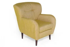 Polster Sessel Jona Stoff gelb meliert