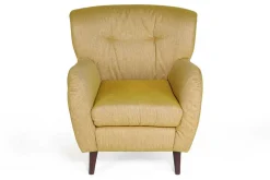 Polster Sessel Jona Stoff gelb meliert