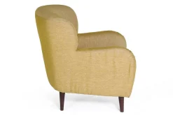 Polster Sessel Jona Stoff gelb meliert
