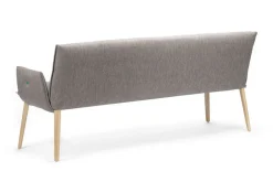 Polsterbank Trio mit Armlehnen grau 192*61*83 cm