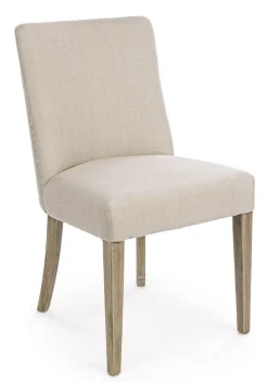 Polsterstuhl Beatrice Stoff natur