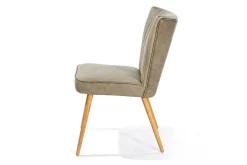 Polsterstuhl Jules Leder khaki