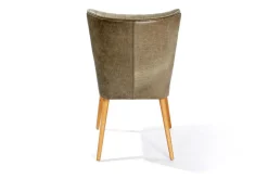 Polsterstuhl Jules Leder khaki
