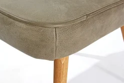 Polsterstuhl Jules Leder khaki