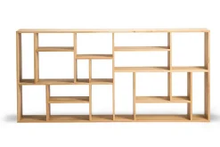 Regal M Eiche massiv H 219 cm