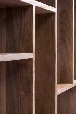 Regal M Teak massiv H 219 cm
