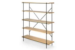 Regal Rise Eiche Metall H 165 cm