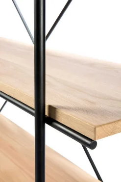 Regal Rise Eiche Metall H 165 cm