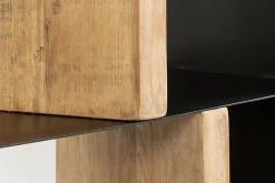 Regal Storm Holz/Metall 100*234*30 cm