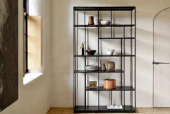 Regal Studio Teak Metall H 205 cm