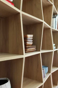 Regal Z Eiche massiv B 93 cm