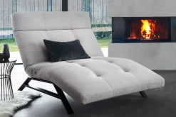 Relaxliege maxi Rovere silber
