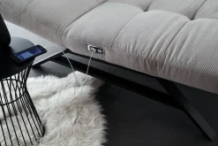Relaxliege maxi Rovere silber