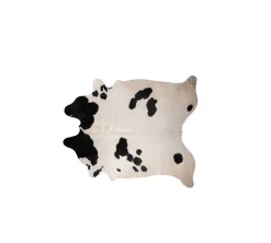 Rinderfell Vintage schwarz weiss ca 3-4 qm