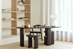 Rollcontainer Boomerang Mahagoni H 55 cm