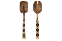 Salatbesteck Mangoholz 26 cm