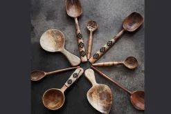 Salatbesteck Mangoholz 26 cm