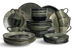 Salatschüssel Dutch Rose grün D 23cm