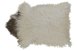 Schaffell lockig braun