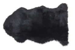 Schaffell Premium schwarz 95cm