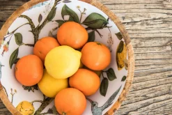 Schale Lemon Bird Mangoholz D 38 cm