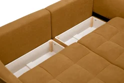 Schlafsofa Berlin Stoff Senf