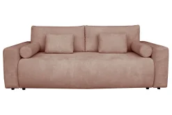 Schlafsofa Raven Stoff altrosa