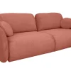 Schlafsofa Siena Stoff altrosa