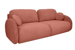 Schlafsofa Siena Stoff altrosa