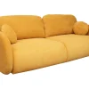 Schlafsofa Siena Stoff orangegelb
