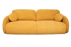 Schlafsofa Siena Stoff orangegelb